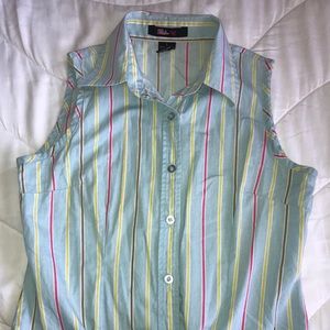 Handpicked Vintage 60s pastel summer boardwalk top